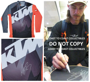 Aaron Plessinger Signed KTM Jersey COA Proof Autographed Supercross Motocross