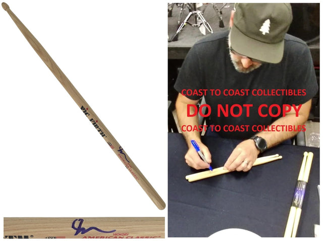 Jason McGerr Death Cab for Cutie Drummer Signed Drumstick COA Proof Autographed