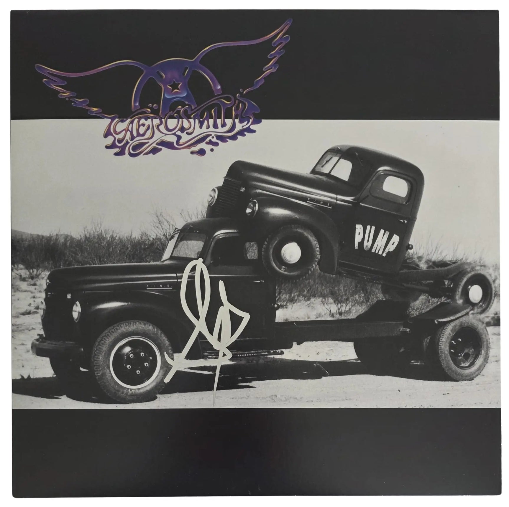 Steven Tyler Signed Aerosmith Pump Album COA Proof Autographed Vinyl Record