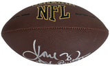Jamal Anderson Signed Football COA Proof Autographed Atlanta Falcons Dirty Bird