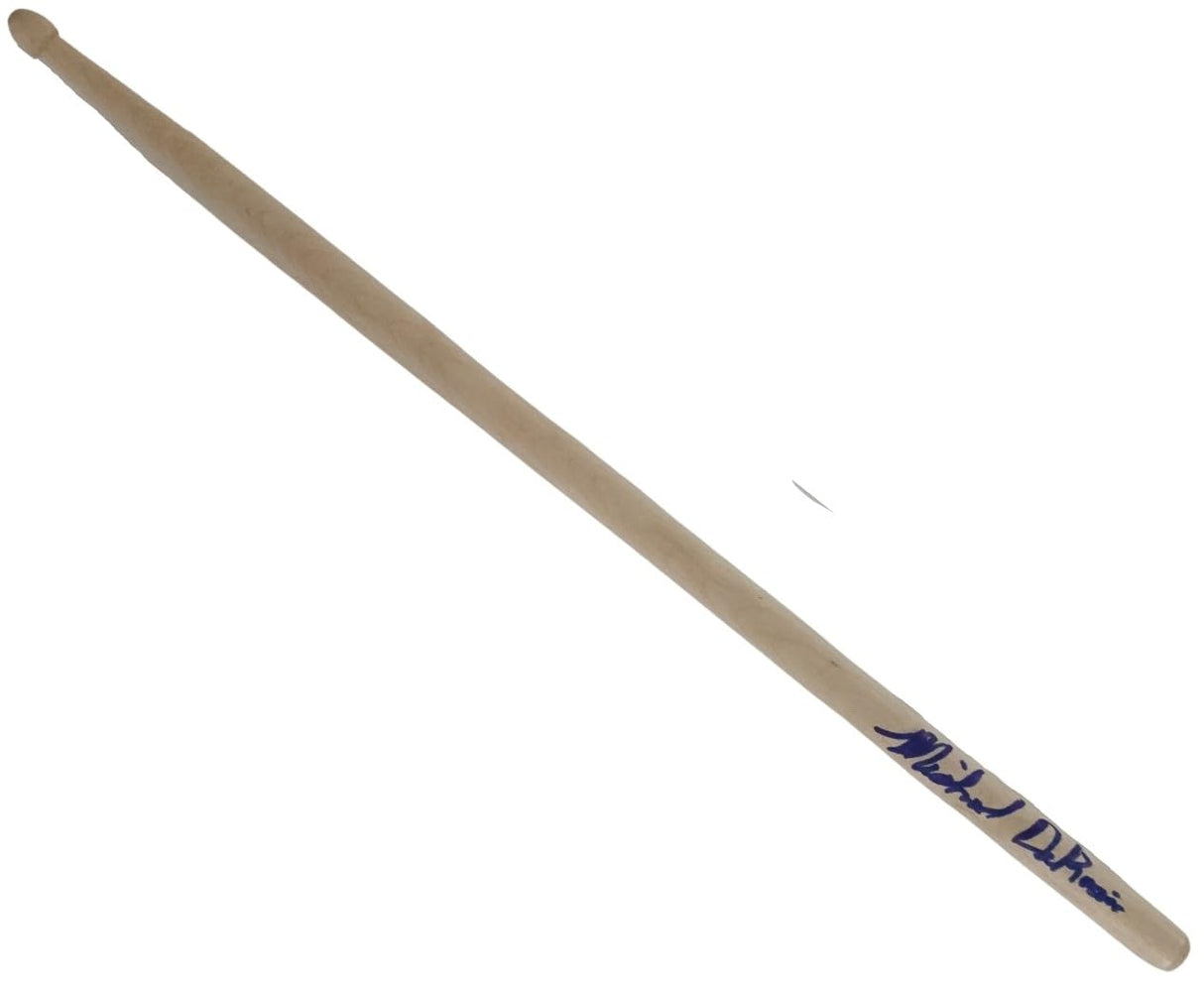 Michael Derosier Heart Drummer Signed Drumstick COA Exact Proof Autographed