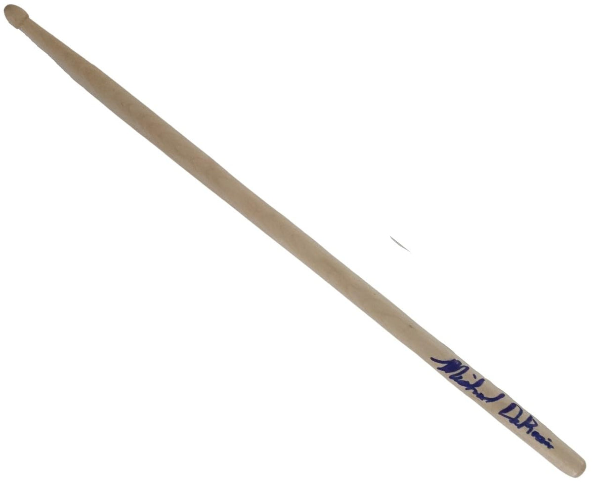 Michael Derosier Heart Drummer Signed Drumstick COA Exact Proof Autographed