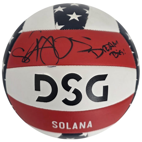 Kerri Walsh Jennings Signed USA Beach Volleyball Proof Autographed Olympic Gold. GOAT
