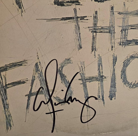 Alice Cooper Signed Flush the Fashion Album COA Proof Autographed Vinyl Record
