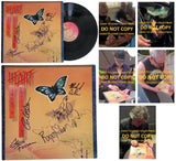 Nancy Wilson & Ann Wilson Signed Heart Dog & Butterfly Album Proof COA Autographed Vinyl Record STAR