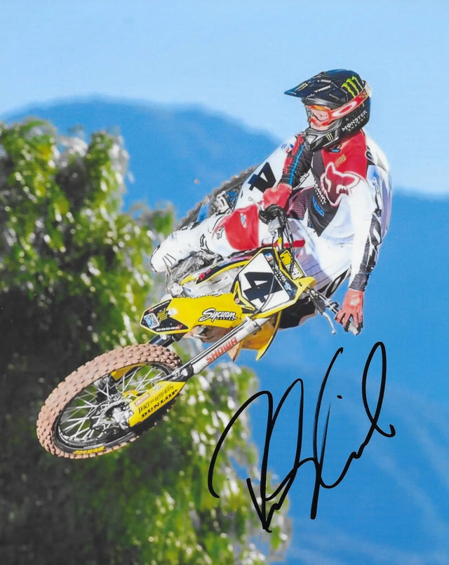 Ricky Carmichael Signed 8x10 Photo COA Proof Autographed Supercross Motocross