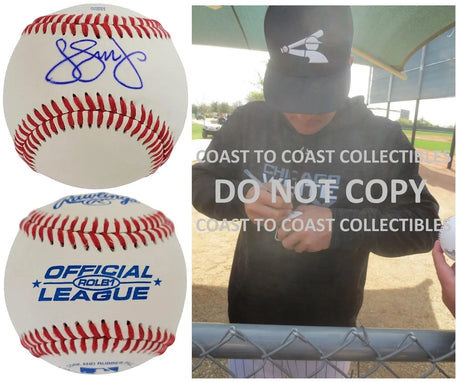 Omar Vizquel Signed Baseball COA Proof Autographed Cleveland Indians Mariners White Sox