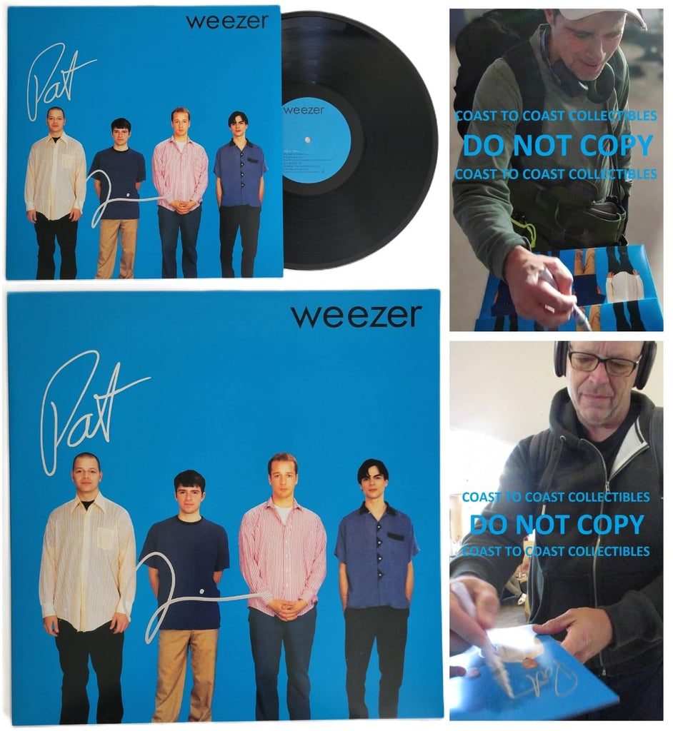 Rivers Cuomo Pat Wilson Signed Weezer Album COA Proof Autographed Vinyl Record