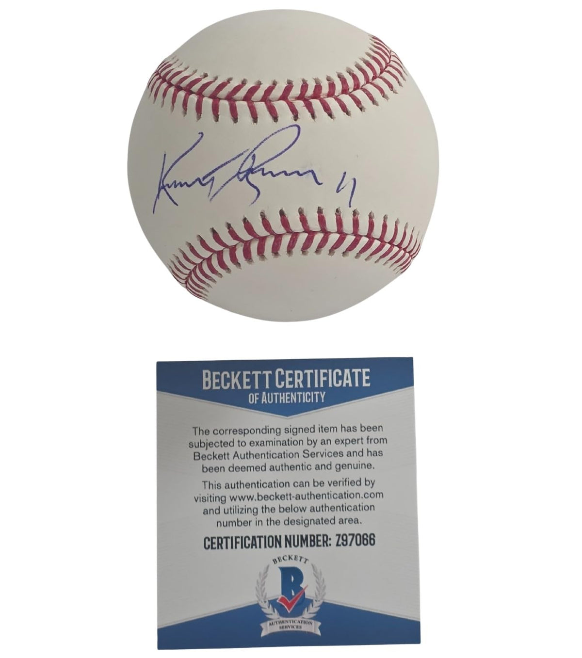 Kurt Russell Signed Baseball Proof COA Beckett Tombstone Actor Autographed Star