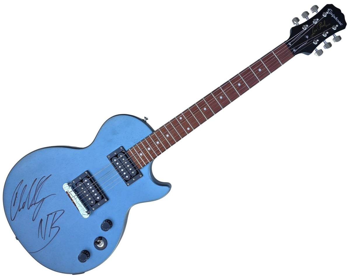 Chad Kroeger Signed Les Paul Guitar Electric Guitar COA Exact Proof Autographed Nickelback
