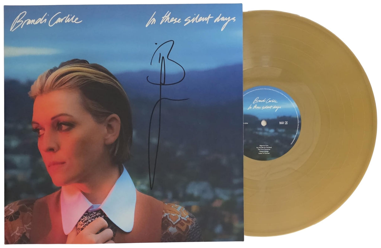 Brandi Carlile Signed In These Silent Days Album Proof COA Autographed Vinyl Record