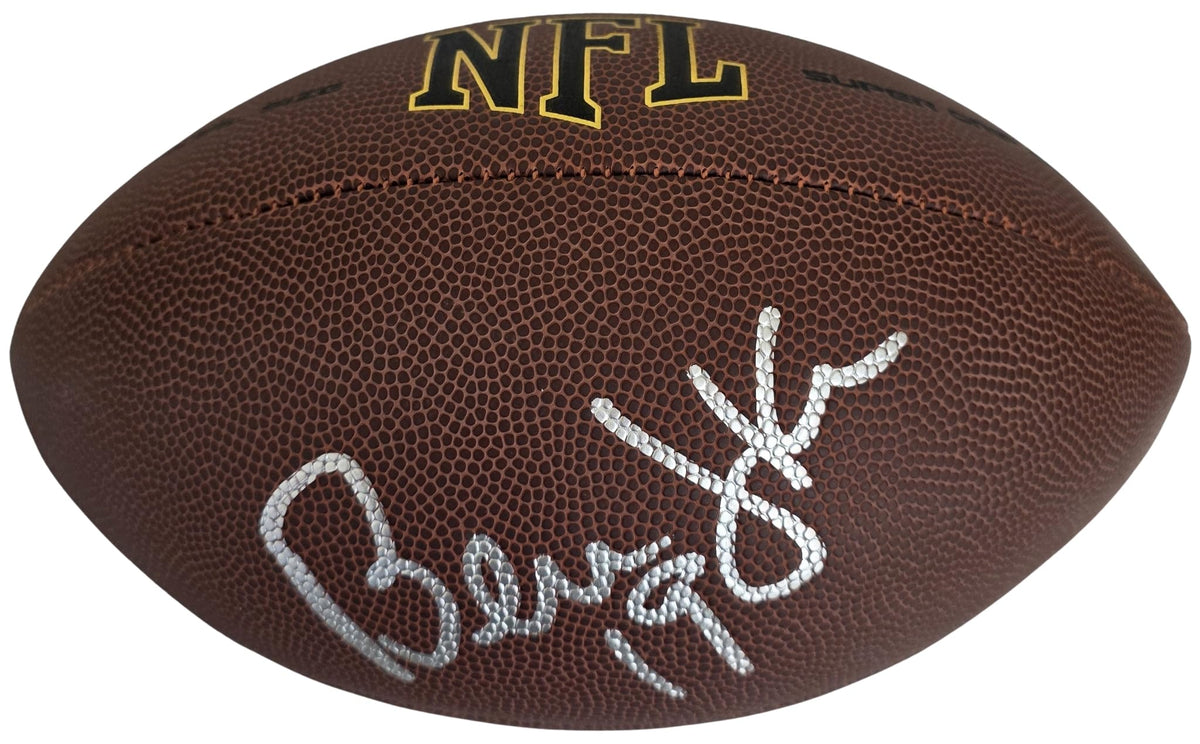 Bernie Kosar Signed Football Exact Proof COA Cleveland Browns Miami Hurricanes