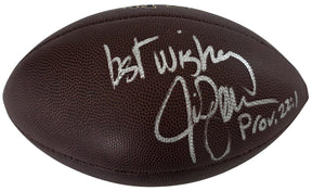 Jim Zorn Signed Football Exact Proof COA Autographed Seattle Seahawks