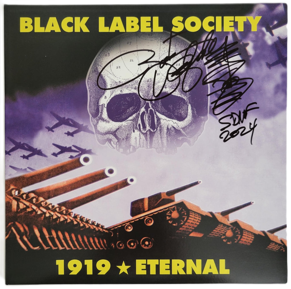 Zakk Wylde Signed 1919 Eternal Album COA Exact Proof Autographed Vinyl Record