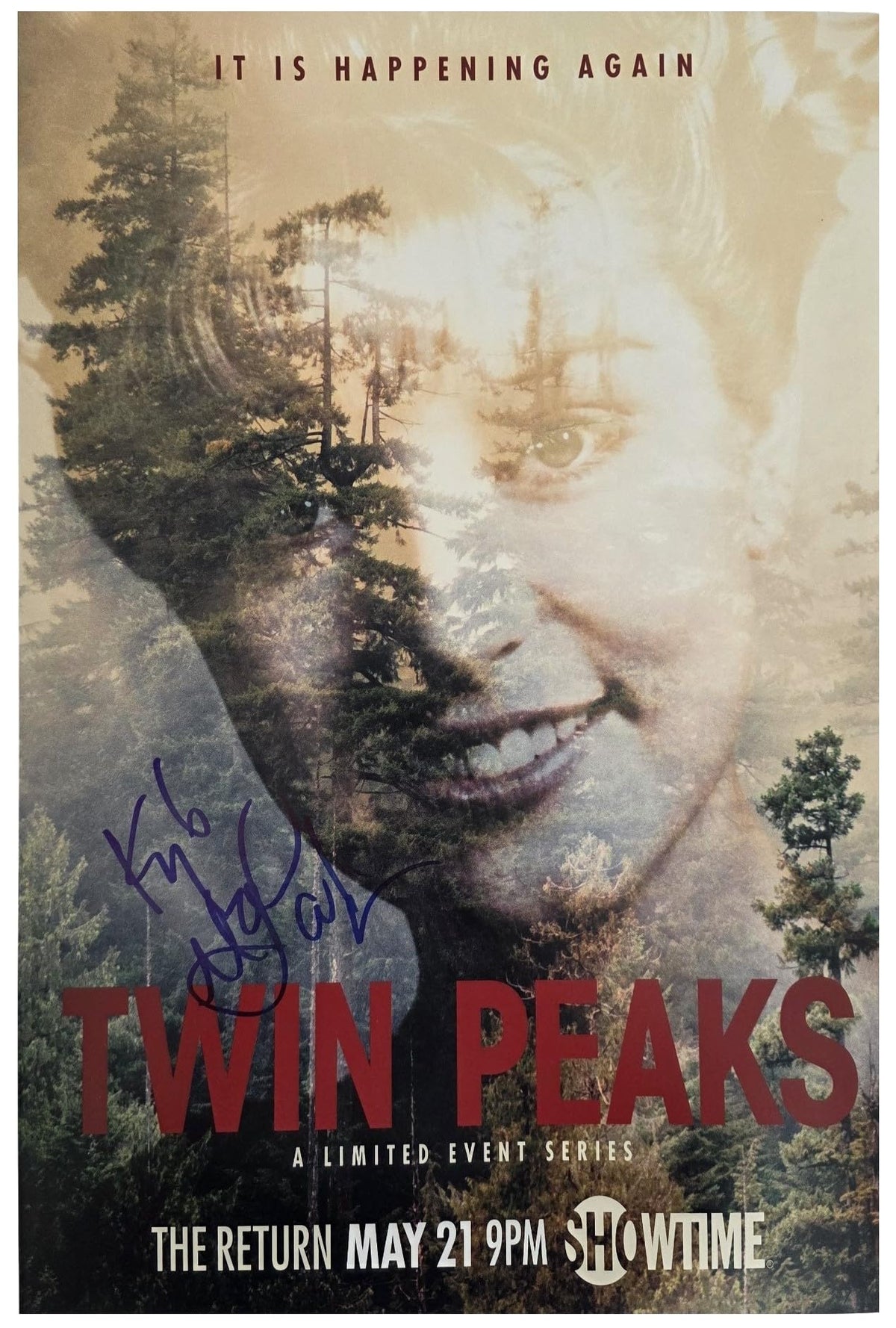 Kyle MacLachlan Signed Twin Peaks 12x18 Photo Poster COA Proof Autographed Actor Movie STAR..