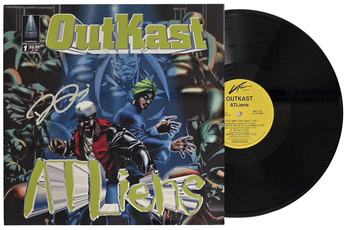 Big Boi Signed OutKast ATLiens Album COA Exact Proof Autographed Vinyl Record