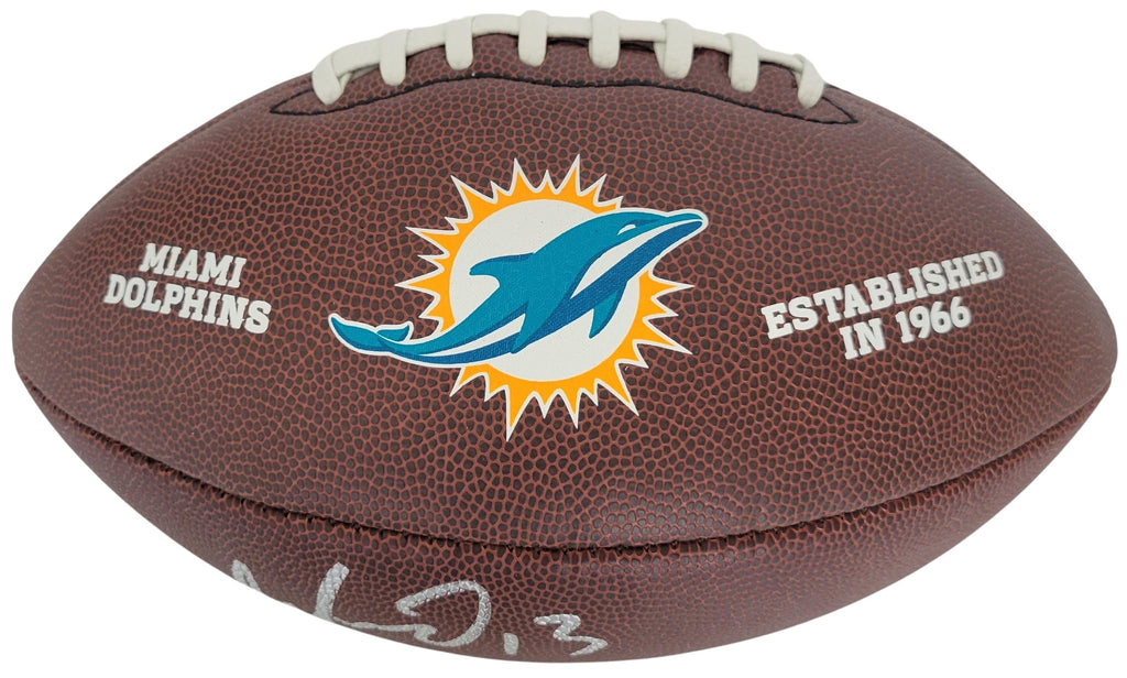 Dan Marino Signed Miami Dolphins Logo Football Exact Proof COA Autographed