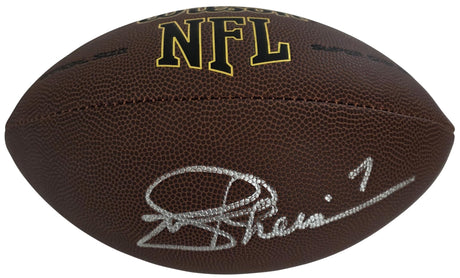 Joe Theisman Signed Football Proof COA Autographed Washington Notre Dame