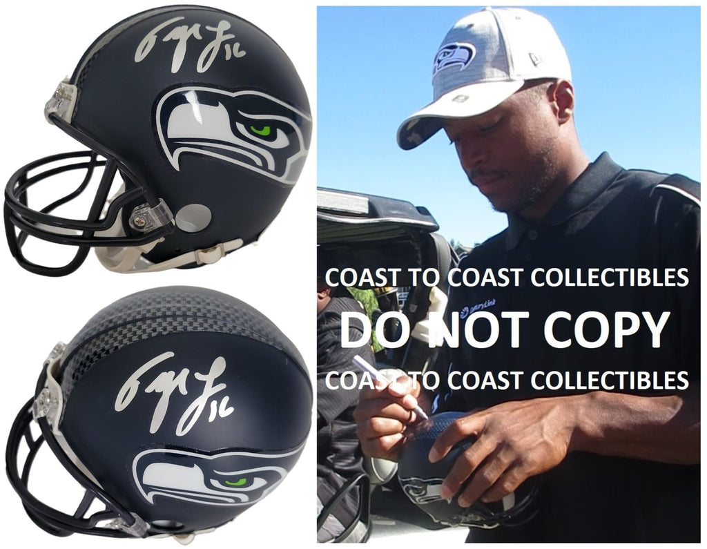 Tyler Lockett Signed Seattle Seahawks Mini Football Helmet Proof COA Autographed