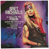 Bret Michaels Signed Poison Show Me Your Hits Album COA Proof Autographed Vinyl Record
