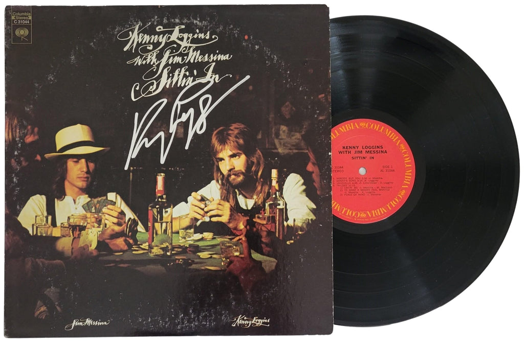 Kenny Loggins Signed Sittin In Album Proof Beckett COA Autographed Vinyl Record STAR
