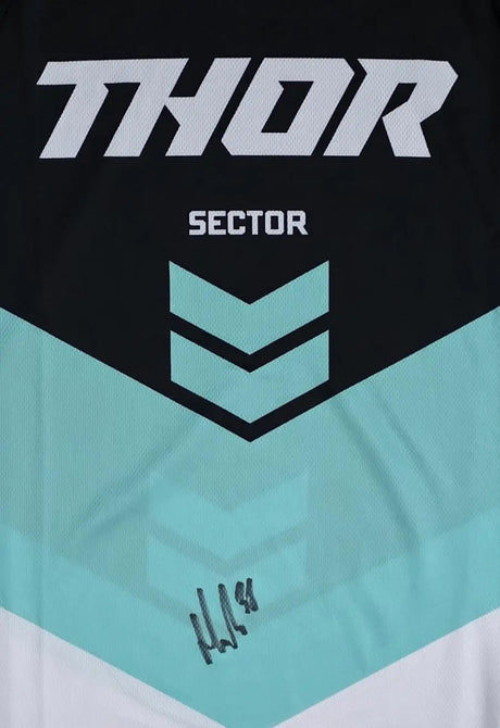 Haiden Deegan Signed Thor Jersey Proof Autographed Supercross Motocross Racer