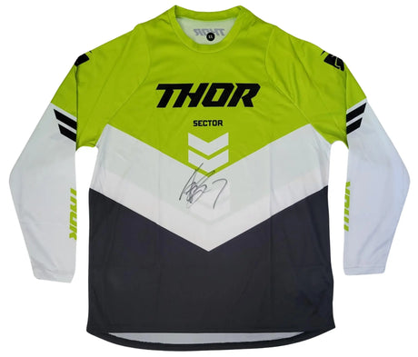 Aaron Plessinger Signed Thor Jersey COA Proof Autographed Supercross Motocross..