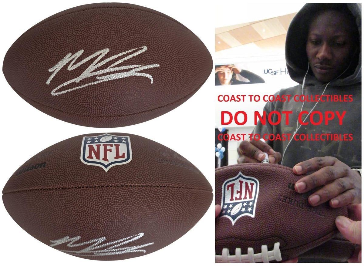Marquise Brown Signed Duke Football Proof COA Autographed KC Chiefs Cardinals Ravens