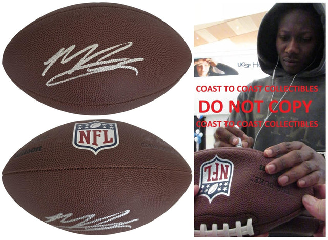 Marquise Brown Signed Duke Football Proof COA Autographed KC Chiefs Cardinals Ravens