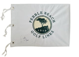 Justin Thomas Signed Pebble Beach Golf Flag COA Proof Autographed