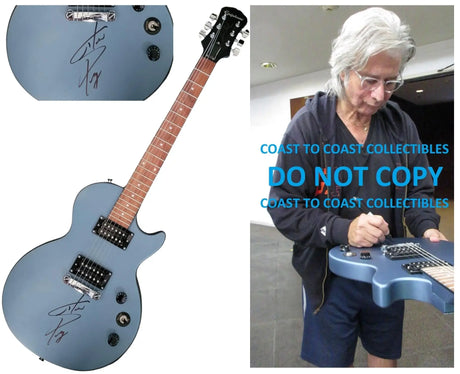 Steve Perry Journey Signed Epiphone Les Paul Guitar COA Exact Proof Autographed