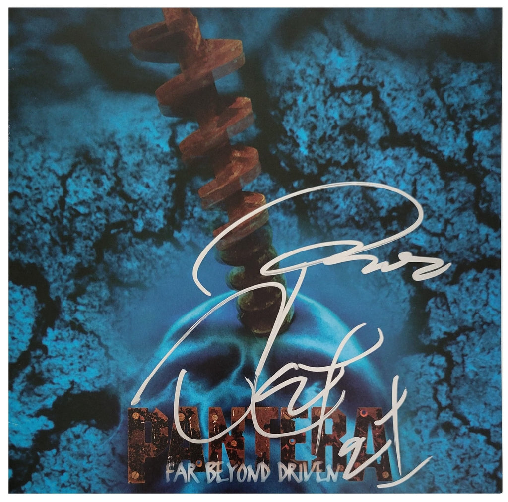 Phil Anselmo Rex Brown Signed Pantera Far Beyond Driven Album COA Exact Proof Autographed Vinyl Record