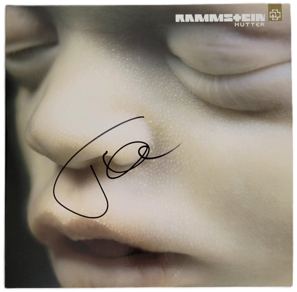 Till Lindemann Signed Rammstein Mutter Album COA Proof Autographed Vinyl Record Autographed