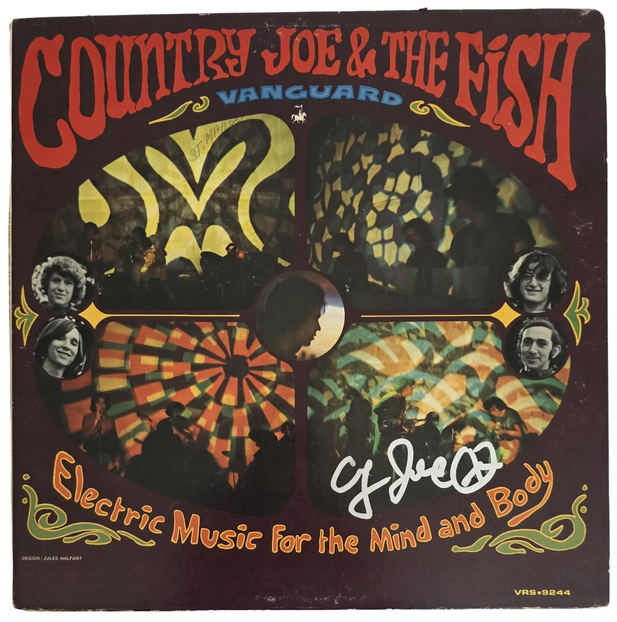 Country Joe McDonald Signed Country Joe & The Fish Electric Music for the Mind and Body Album COA Proof Autographed Vinyl Record