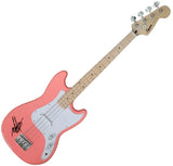 Mark Hoppus Blink 182 Signed Fender Squier Bass Guitar COA Proof Autographed..