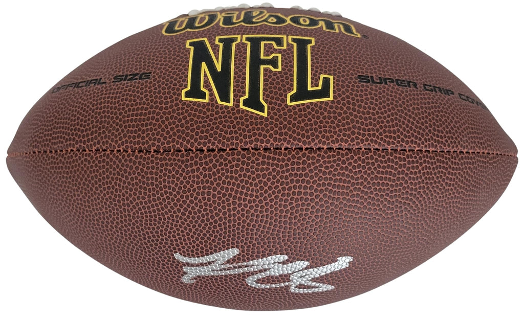 Kirk Cousins signed Football COA proof Michigan State Vikings Atlanta Falcons Autographed