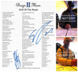 Boyz II Men Signed End of The Road Lyrics Sheet COA Exact Proof Autographed STAR