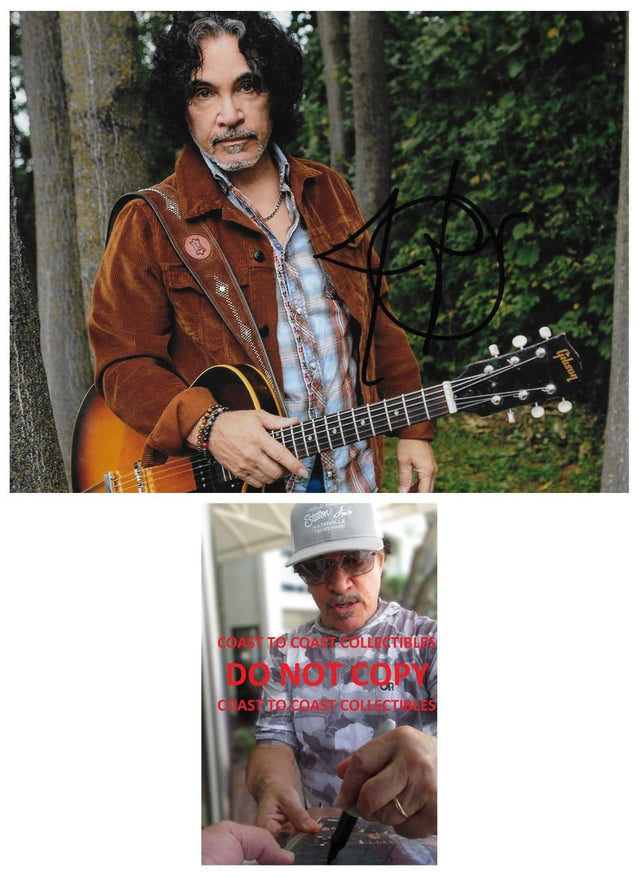 John Oates Signed 8x10 Photo COA Proof Autographed Singer Guitarist Hall & Oates