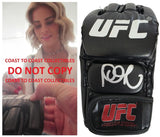 Paige VanZant Signed Glove MMA COA Proof Autographed Mixed Martial Artist