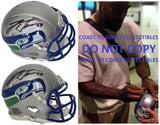 Leonard Williams Signed Seattle Seahawks Mini Football Helmet COA Proof Autographed TB