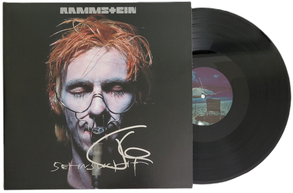 Till Lindemann Signed Rammstein Sehnsucht Album COA Proof Autographed Vinyl Record Autographed