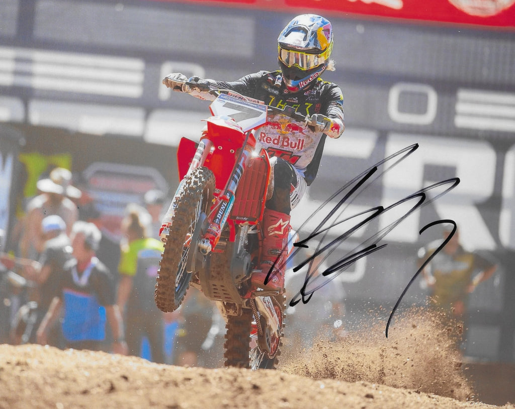 Aaron Plessinger Signed 8x10 Photo COA Proof Autographed Supercross Motocross.