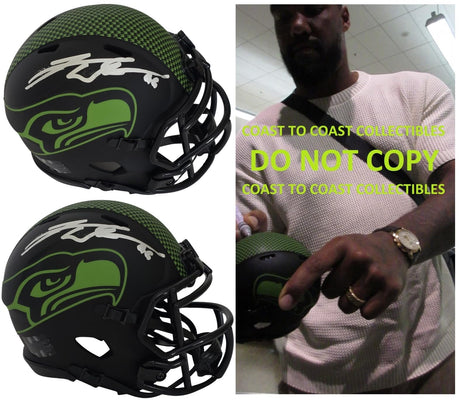 Leonard Williams Signed Seattle Seahawks Mini Football Helmet COA Proof Autographed