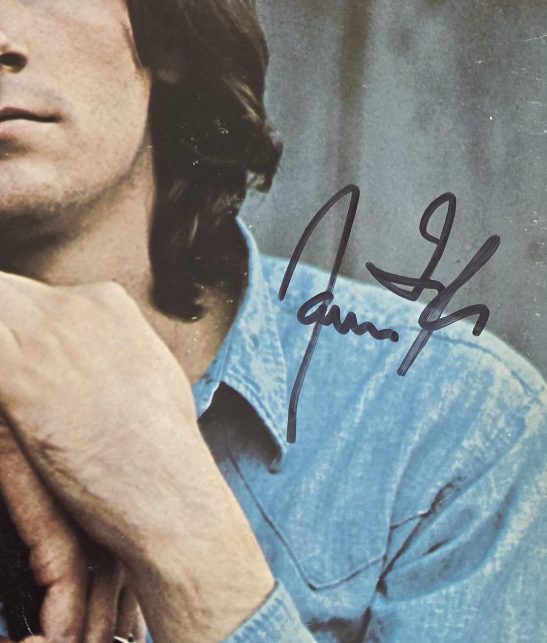 James Taylor Signed Sweet Baby James Album COA Exact Proof Autographed Vinyl Record