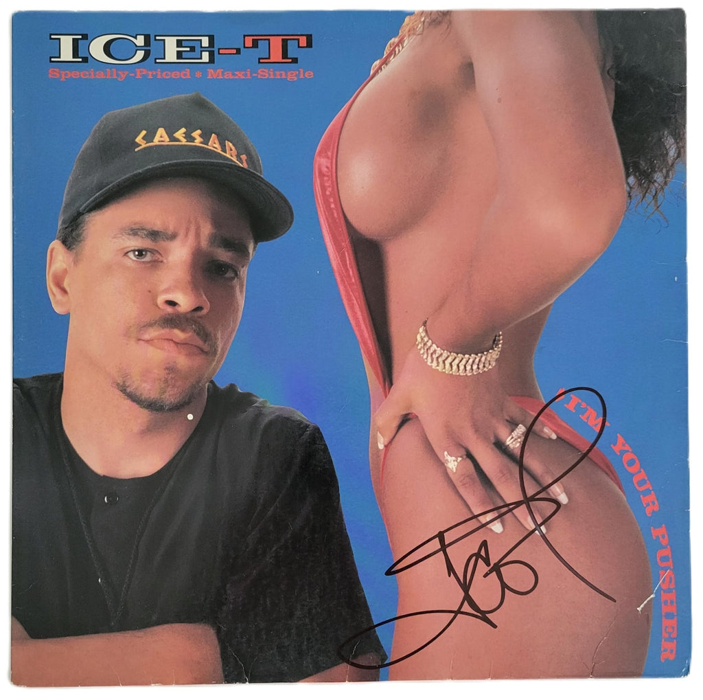 Ice T Signed I'm Your Pusher Album COA Exact Proof Autographed Vinyl Record STAR