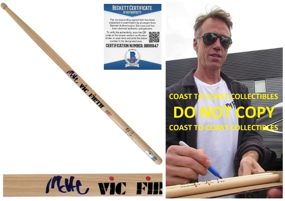 Matt Cameron Signed Drumstick COA Exact Proof Autographed Soundgarden Pearl Jam Drummer