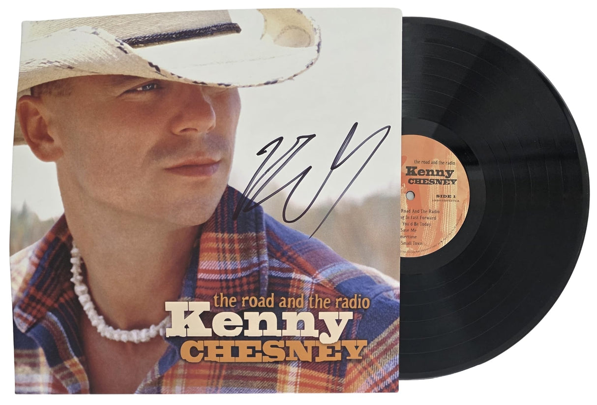Kenny Signed The Road And The Radio Album COA Proof Autographed Vinyl Record Kenny Chesney