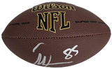 Antonio Gates Signed Football Proof COA Autographed San Diego Chargers HOF