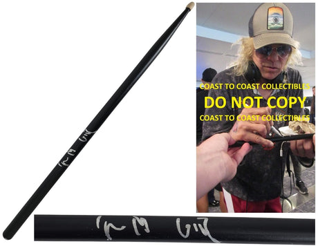 Steven Adler Signed Drumstick COA Proof Autographed GNR Guns N Roses Drummer