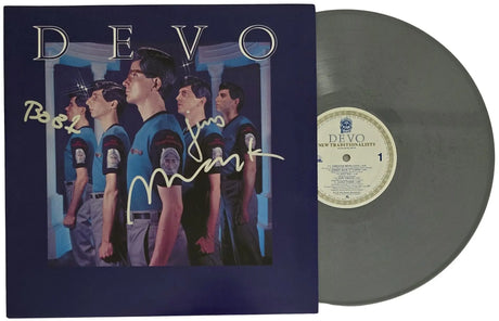 Devo Signed New Traditionalists Album Proof Autographed Vinyl Record Mark Mothersbaugh Gerald Casale Bob Mothersbaugh